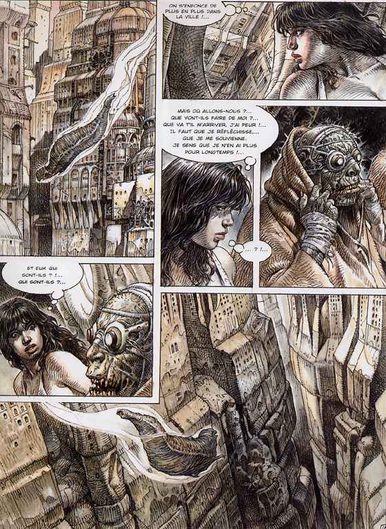 extrait BD érotique LA PLANETE OUBLIEE 3