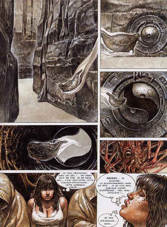 extrait BD érotique LA PLANETE OUBLIEE 4