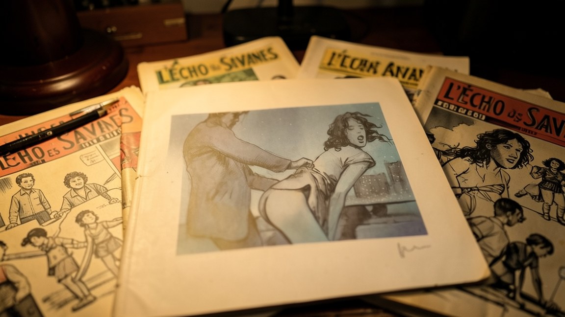 Manara et L'Écho des Savanes dans la bande dessinée adulte des années 1980