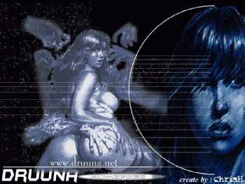 Druuna blue wallpaper