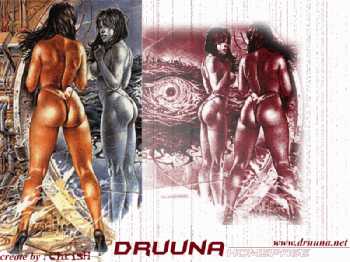 Druuna wallpaper looking at